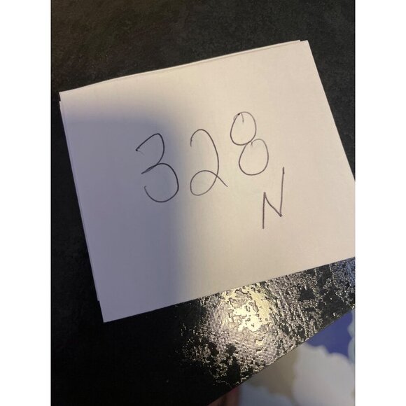 No Boundaries Black White Waffle Texture Long Sleeve Celestial Pattern Top Sz L - Picture 6 of 6